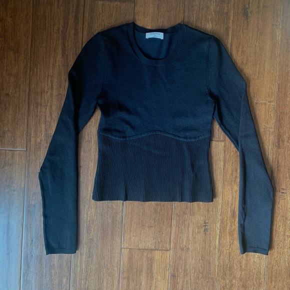 Babaton Sculpt Knit Empire Longsleeve - Picture 6 of 7